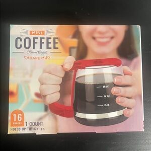 Festive Voice Mini Coffee Pot/Carafe Mug